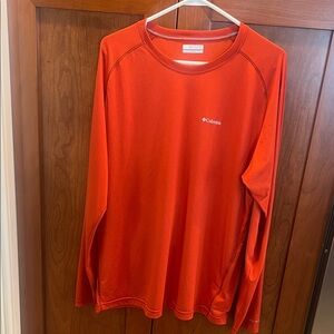 Columbia Men's Bold Orange Long Sleeve Shirt